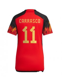 Ženski Nogometna dresi replika Belgija Yannick Carrasco #11 Domači SP 2022 Kratek rokav